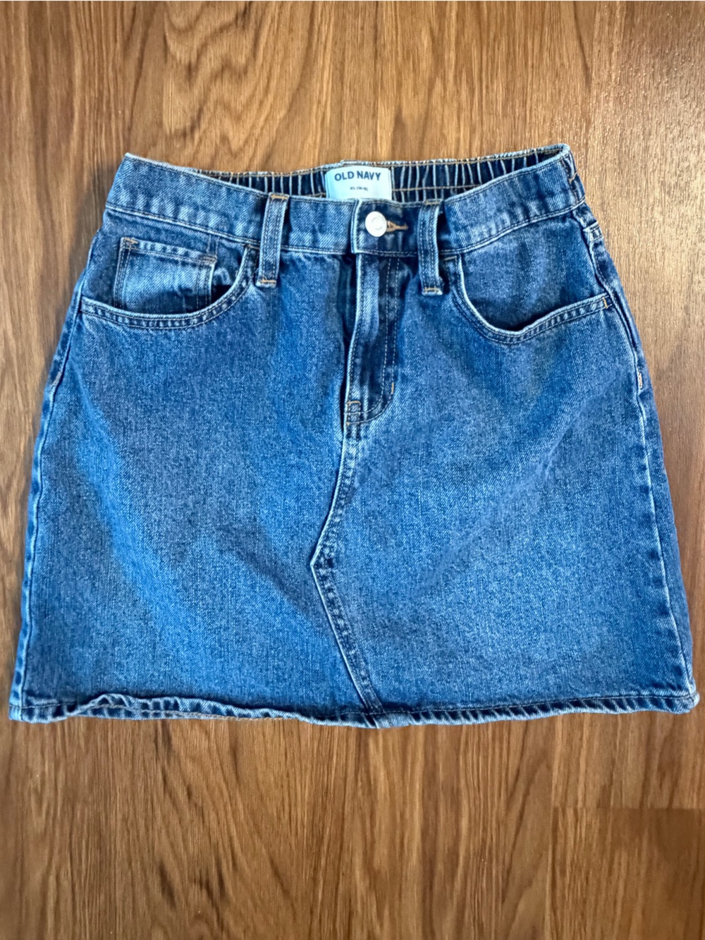 Old Navy Medium Blue Denim Skirt- Girls
